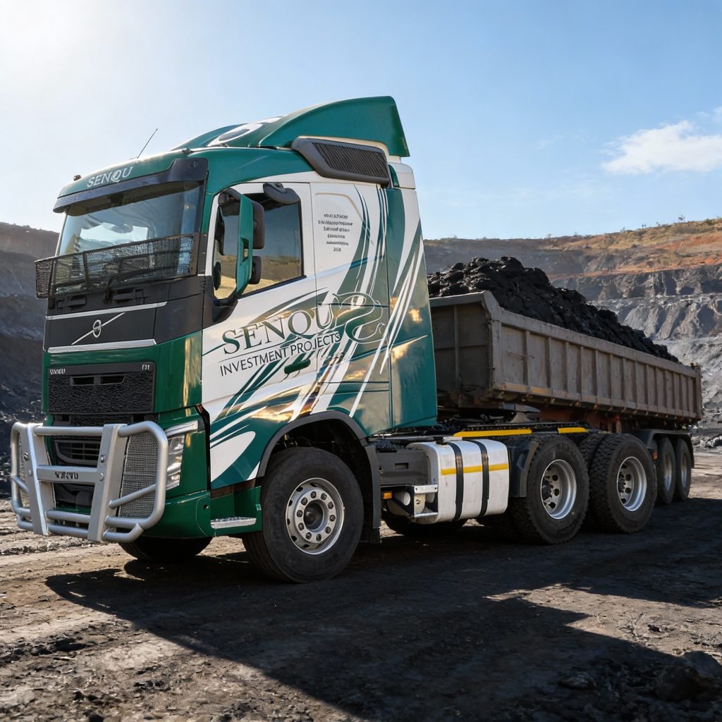 Senqu Truck hauling Coal